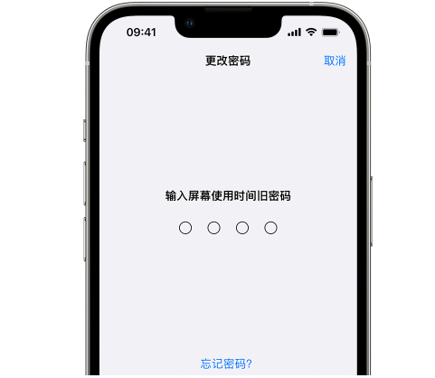 埇桥iPhone屏幕维修分享iPhone屏幕使用时间密码忘记了怎么办 