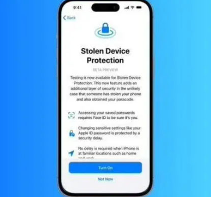 埇桥苹果授权维修店分享被盗设备保护功能开启方法 