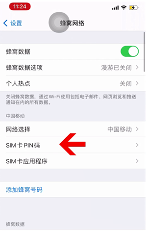 埇桥苹果14维修网分享如何给iPhone14的SIM卡设置密码 