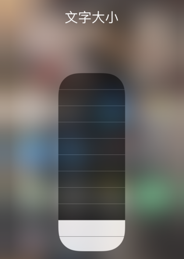 埇桥苹果手机维修分享小技巧：在 iPhone 控制中心快速调节字体大小 